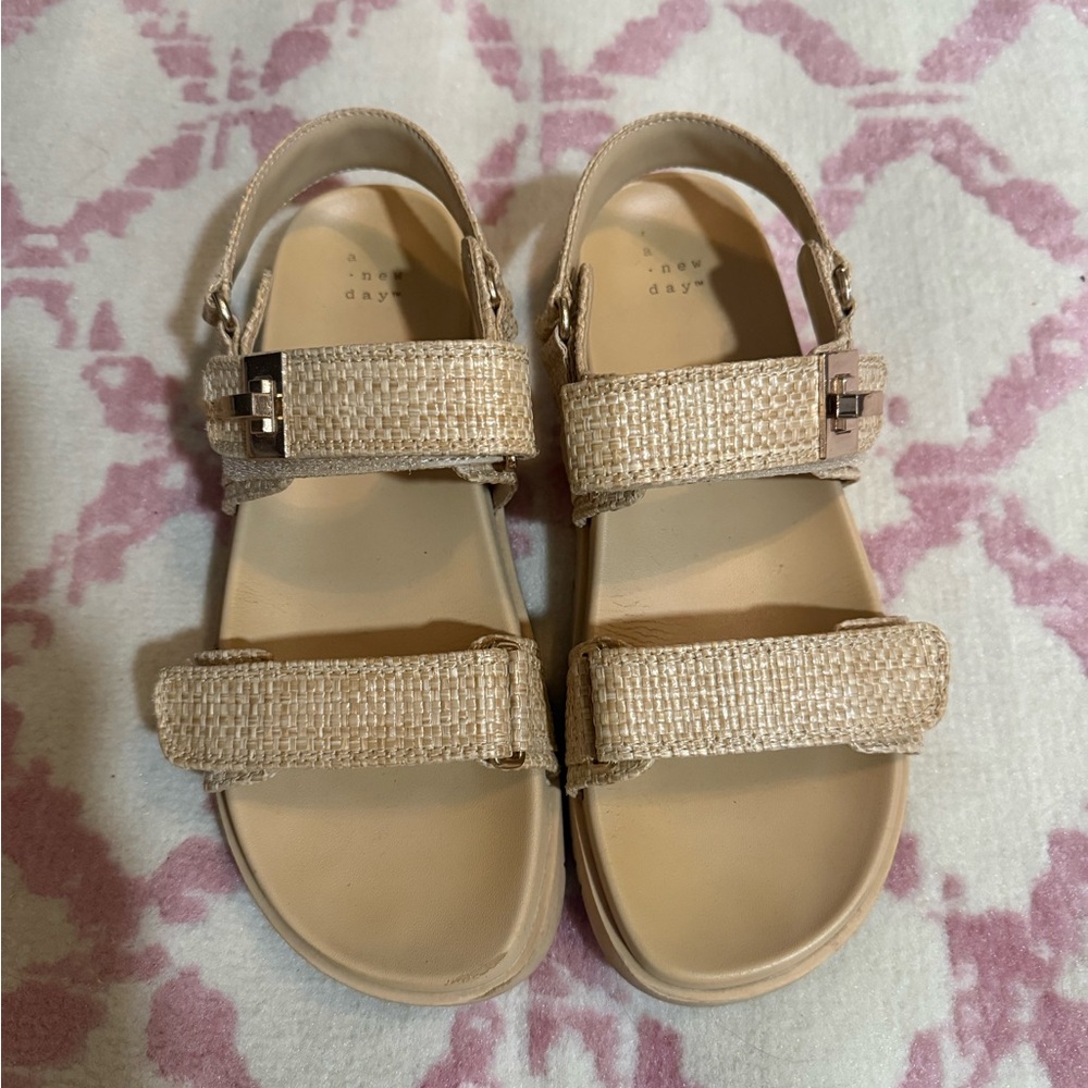 Tan Strappy Sandals